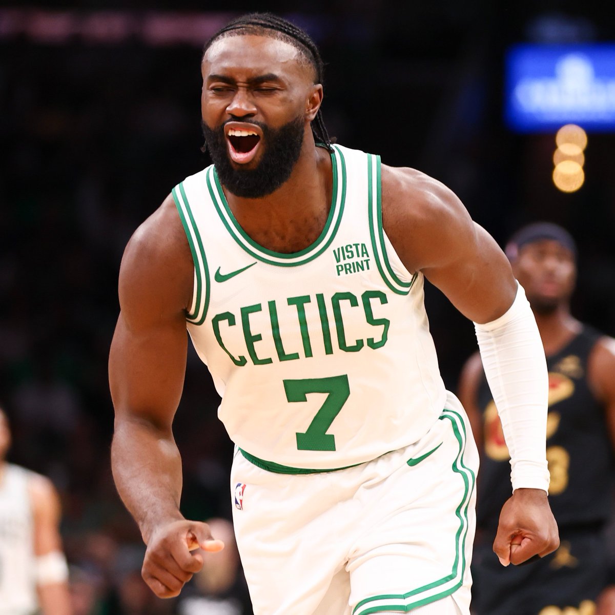 PLAYOFF JB 🍀 Jaylen Brown scores a team-high 32 points in the Celtics 120-95 win over the Cavs in Game 1 of the East semis🔥