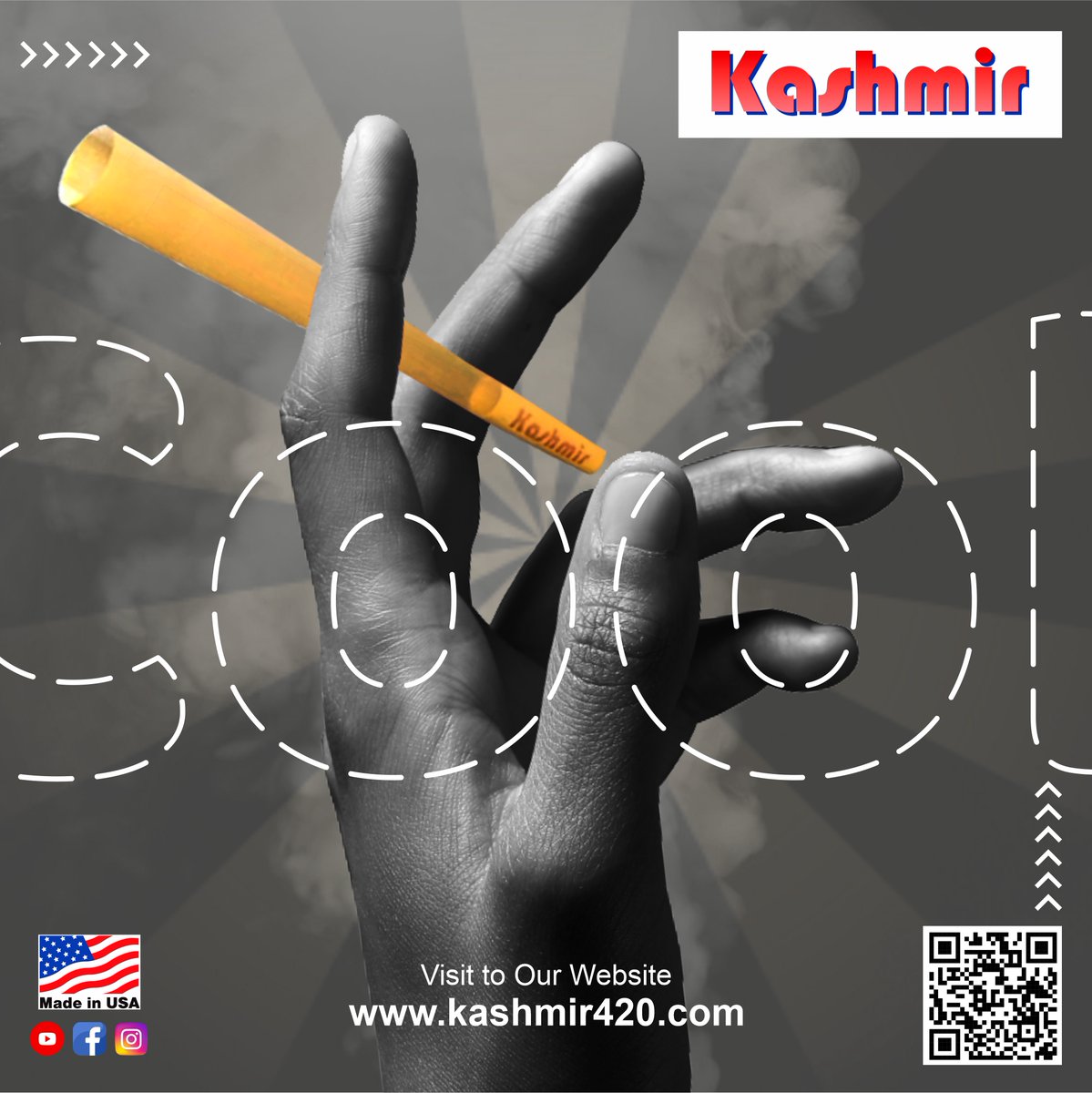 'Fresh off the press! Introducing our brand new rolling cones, designed for the ultimate tobacco experience. Smooth, easy, and ready to elevate your smoke game🌿💨' Buy now at zurl.co/KwoY #AppleEvent #tobacco #madeinusa #rollinstyle #kashmir #kashmir420 #ohmtubes