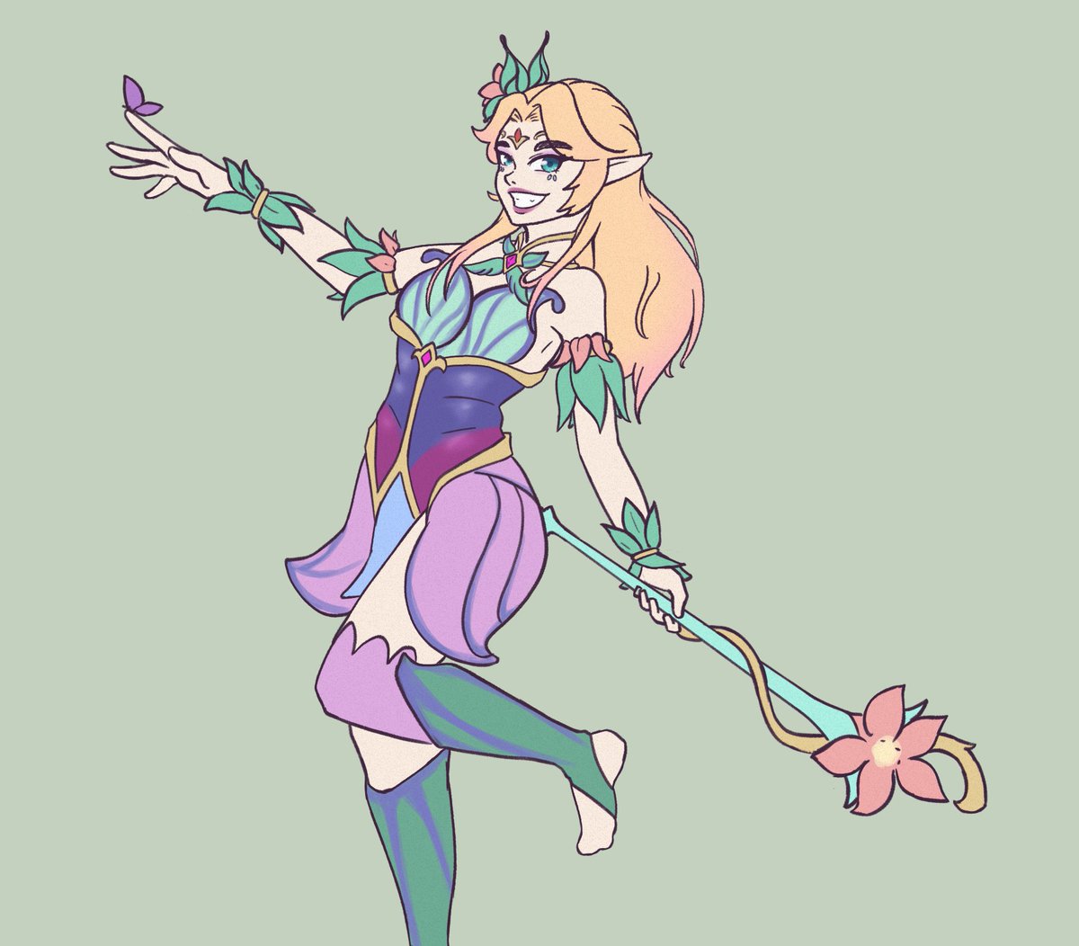SolarNux's tweet photo. wip of faerie court lux that i'll probably never finish https://t.co/6ZUbfVhee9