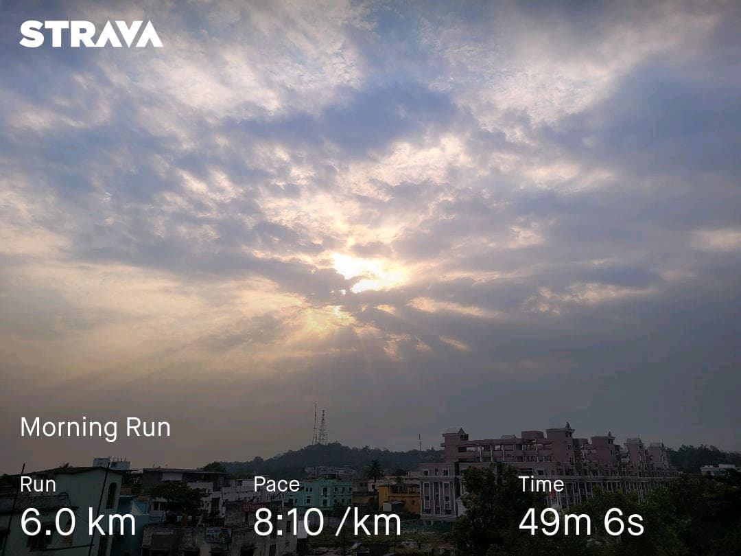 Good morning 💐

#running
#runner 
#marathon 
#ultrarunning #ultrarunner #strava
#run
#sports 
#fitindia #odishasports #viralreels #ultramarathon #kheloindia #marathontraining #marathoner #marathonrunner #halfmarathon #fitindia #runnersofinstagram 
#nevergiveup #stravarunner