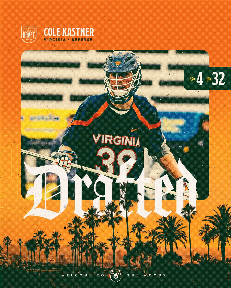 Closing things out with a W. 💪 With the 32nd overall pick, we have selected Cole Kastner from UVA.