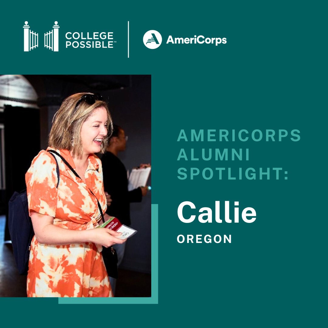 From an @AmeriCorps member to a board member, Callie Forrest's journey with @CollPossibleOR shows her dedication to impact. Read more about her journey and the lasting changes she's made as she concludes her term as ambassador board chair: bit.ly/498qfuK