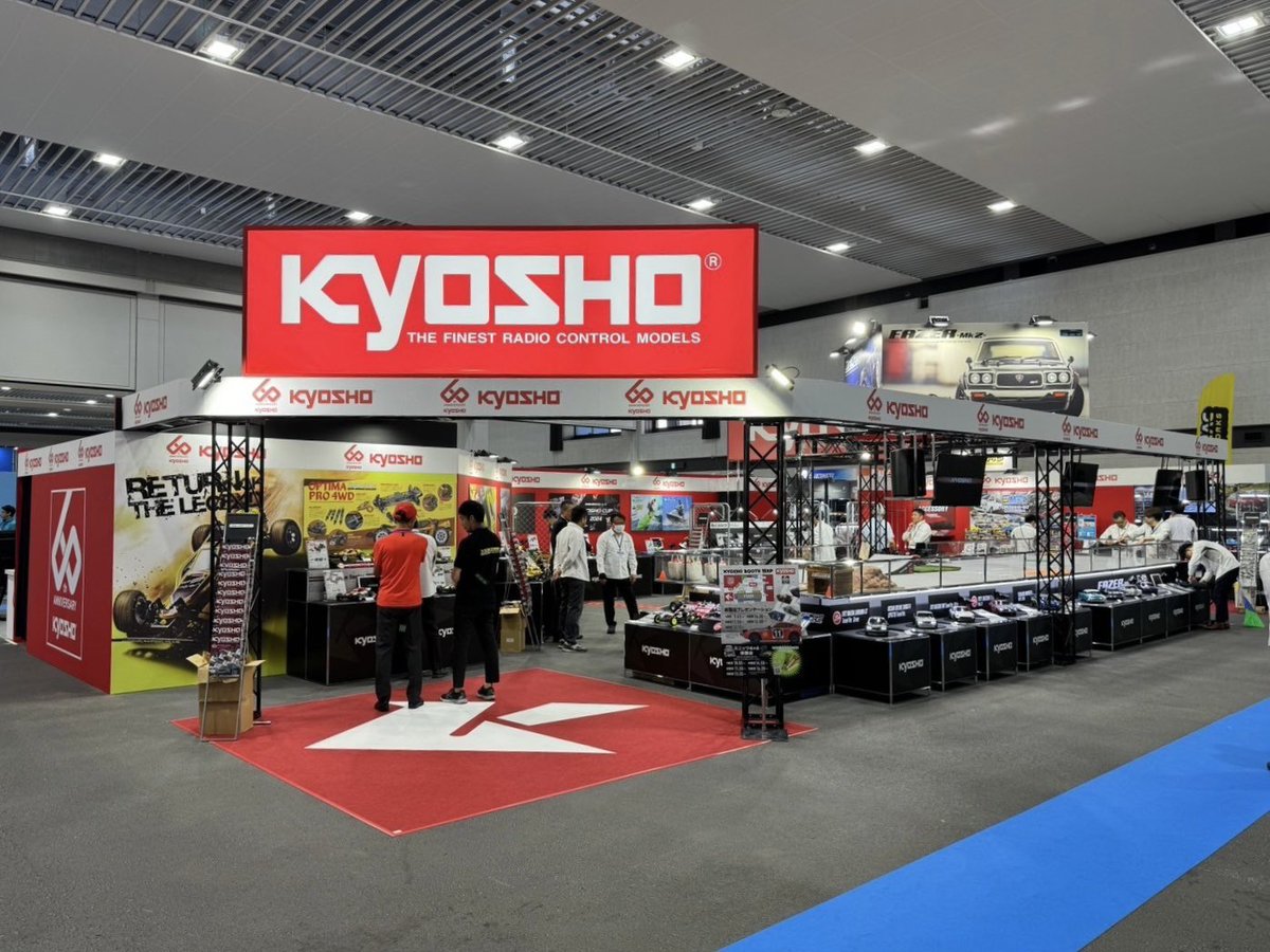 第62回 #静岡ホビーショー KYOSHO BOOTH 開幕！ rc.kyosho.com/ja/shs2024-top #京商ブースで、あなたのご来場をスタッフ一同、心よりお待ちしております。 ※オフィシャルアナウンスで5月11日（土）・12日（日）は定員に達したため、事前登録の受付を終了していますご注意ください。 #ラジコン #ホビー