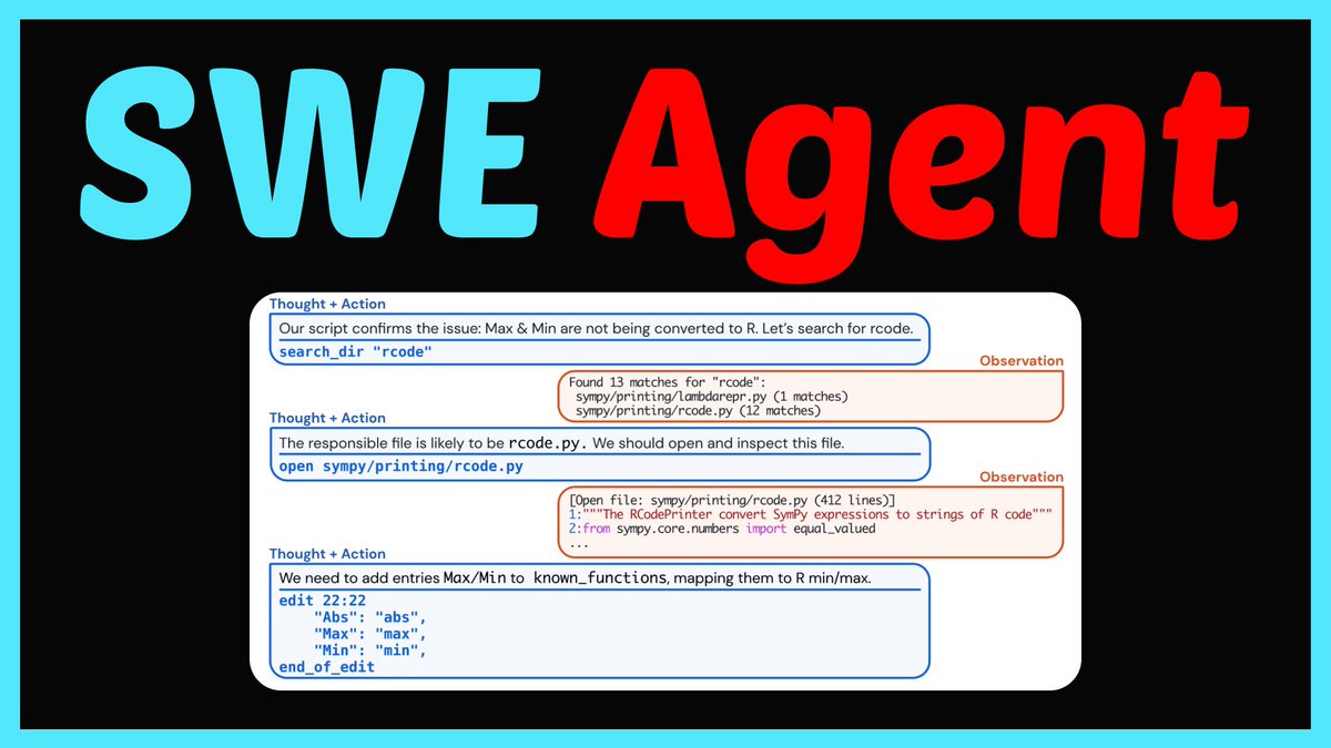 Really enjoyed the SWE-Agent technical paper. My overall takeaway is the importance of context management for building complex agentic workflows. There are a lot of key components necessary for LLM-based agents to autonomously complete software engineering tasks. This paper…