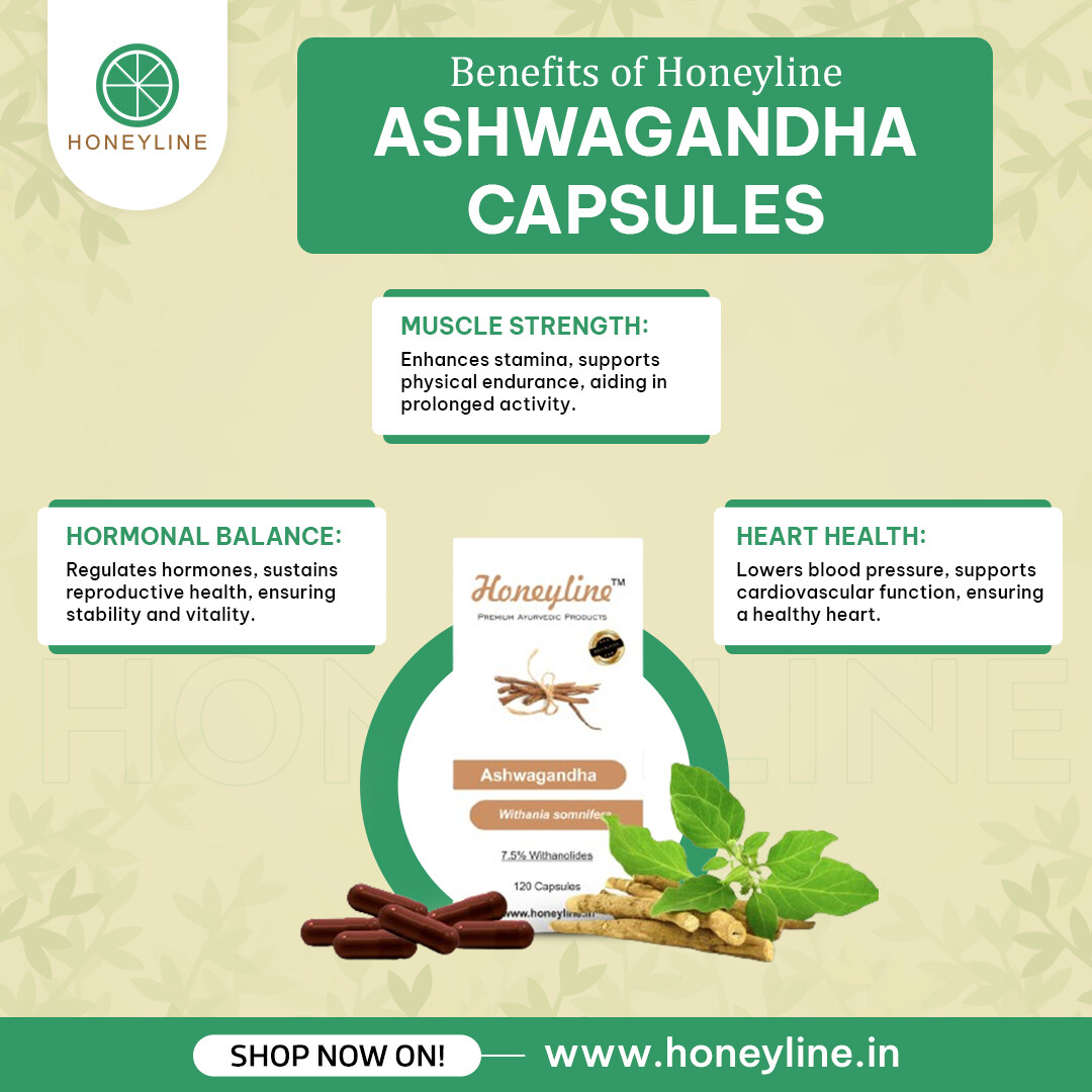 Honeyline Ashwagandha Capsules helps you to manage stress and a calm mind and balanced mood and feel more relaxed.

Shop now from
🌐Honeyline website: honeyline.in
🛒Amazone: amzn.eu/d/7rePGbT
🛍️Flipkart: dl.flipkart.com/s/0kEQVfNNNN

#Ashwagandha #HoneylineCapsules