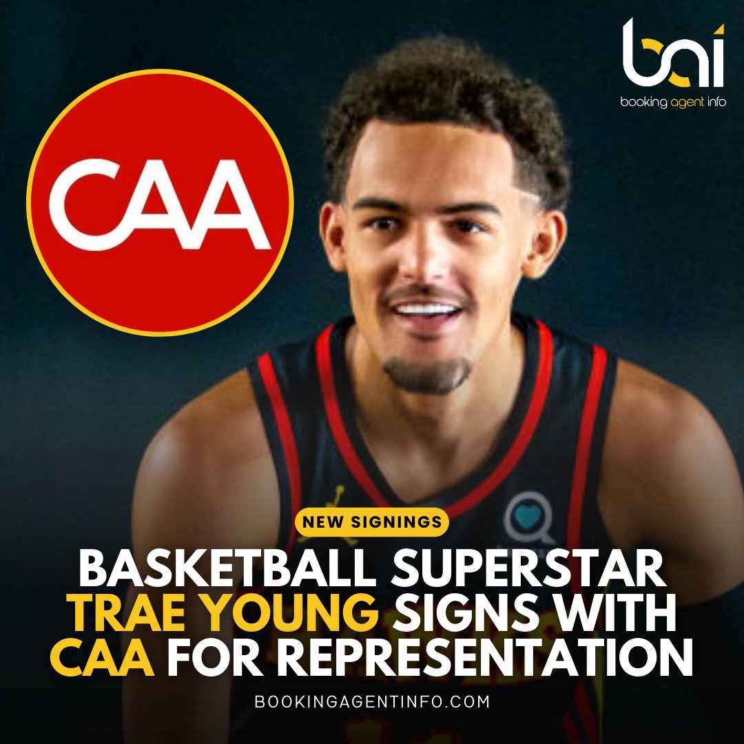 NBA All-Star Trae Young @TheTraeYoung signs with CAA @CAA_Basketball for representation.

Follow @baidatabase for more

#TraeYoung #CAA #AtlantaHawks #NBAAllStar #Basketball #SportsNews