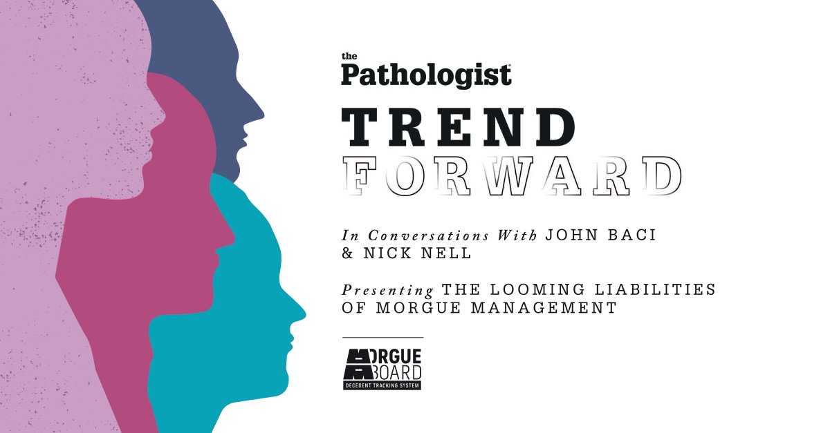 Join our next TrendForward digital event on June 11 📅 We'll hear from John Baci and Nick Nell on the subject 'The Looming Liabilities of Morgue Management' Register for free here! bit.ly/3UmMr00 #morguemanagement