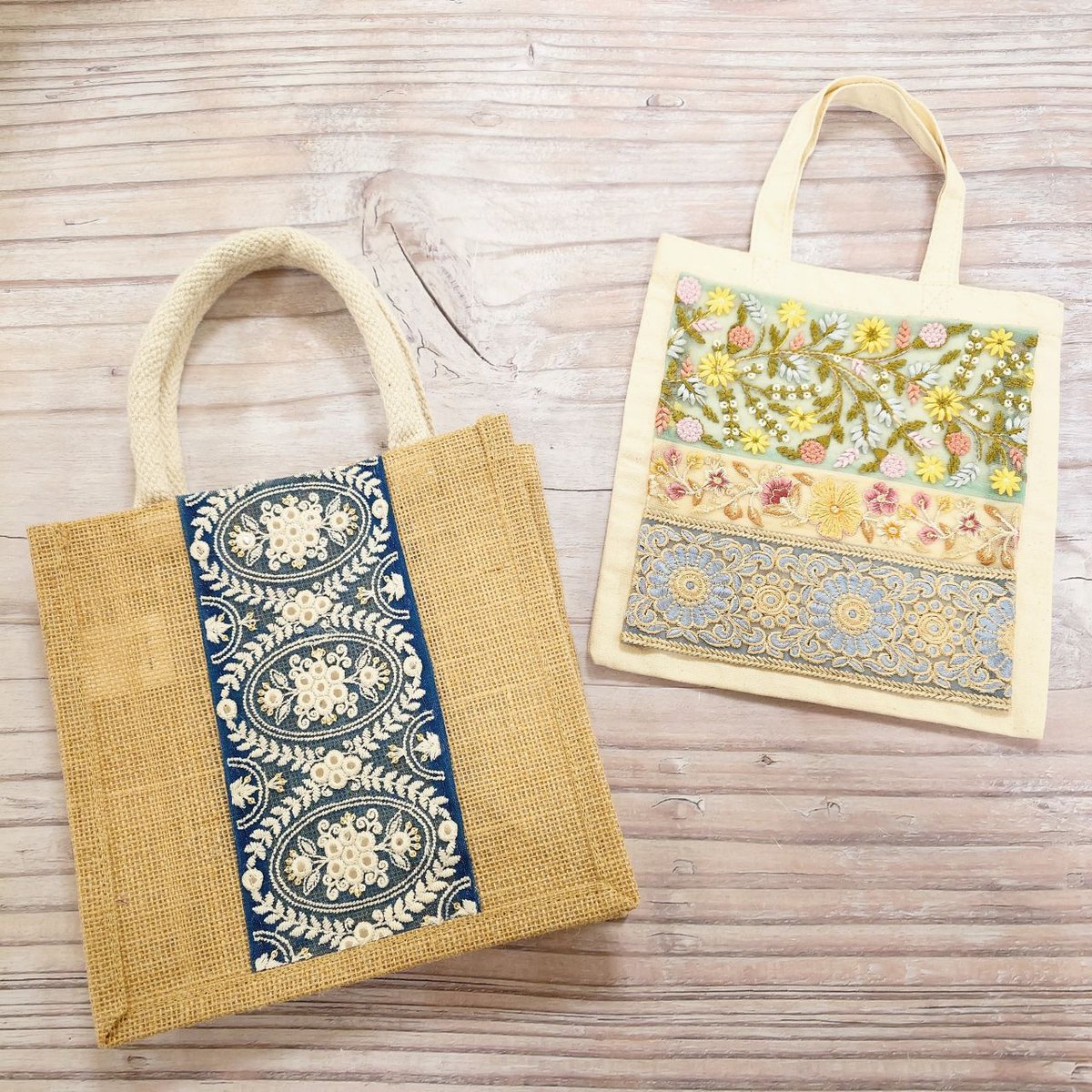 貼るだけ簡単‼ インド刺繍リボンアレンジ術をご紹介🎵 ＼ 根強い人気の