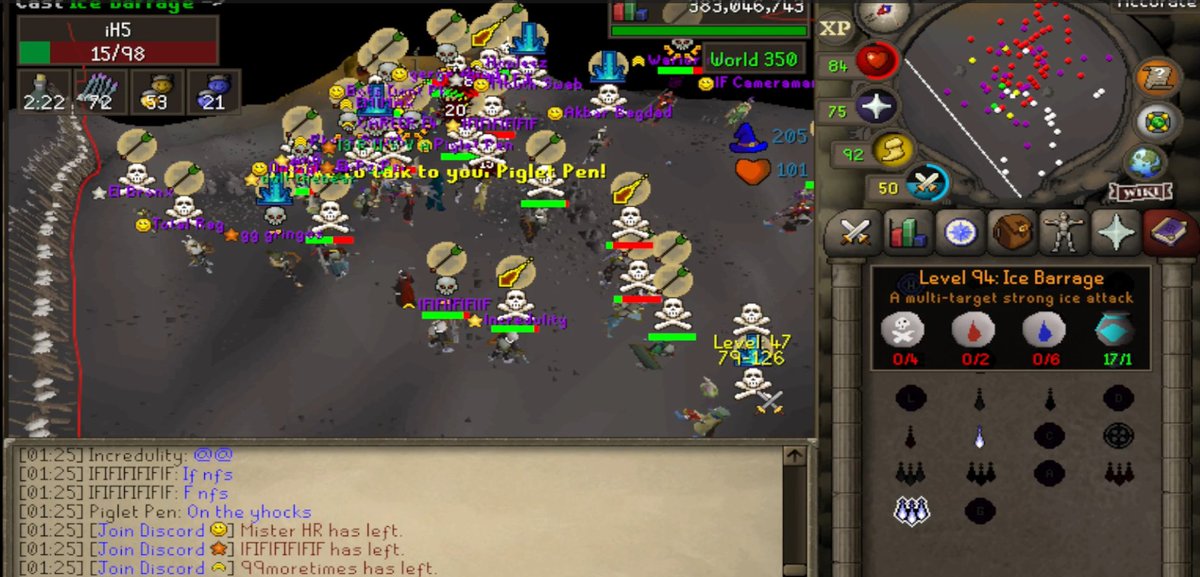 Most active clan @inflictionosrs short prep <a href="/RsSilence/">Silence RS</a> as their planned fight fell through. 30 minute Pkri was asked &amp; we provided. GF!