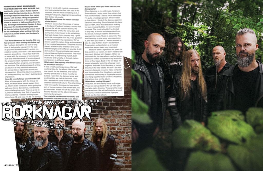 > Borknagar featured in Outburn Magazine!