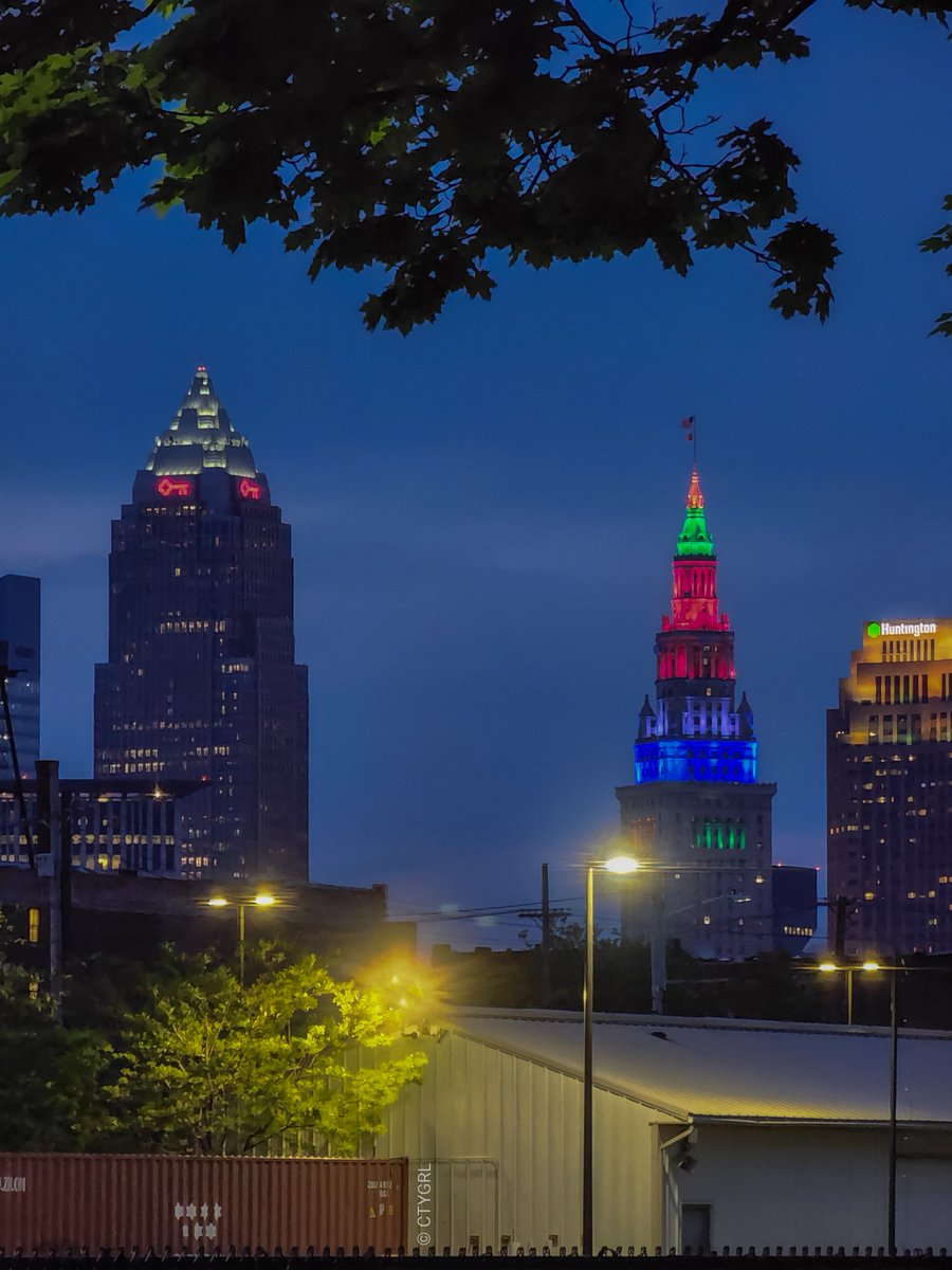 Not the fanciest or the best pic, but I like the vibes. #Cleveland
