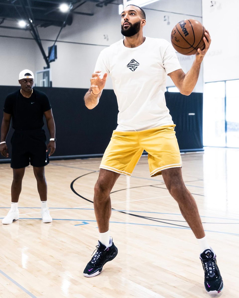 Congrats Rudy Gobert on winning Defensive Player of the YEAR. The goal in our training sessions was focused on the best ways to give his teammates more options in the pick and roll & learning different angles to score inside the three. Congrats! -Stay locked in! @rudygobert27