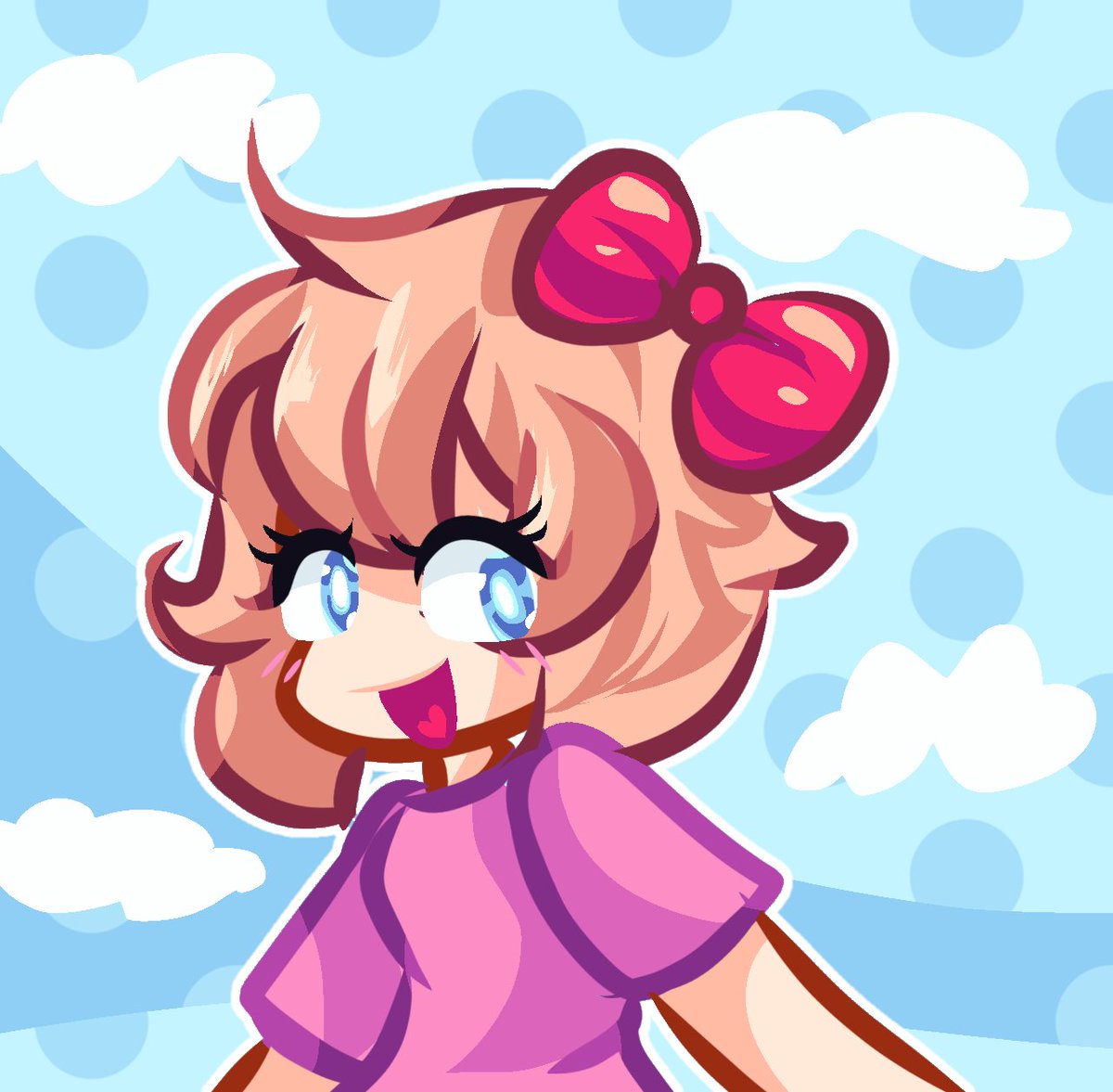 Should I open commissions for this style? #DDLCfanart #sayori