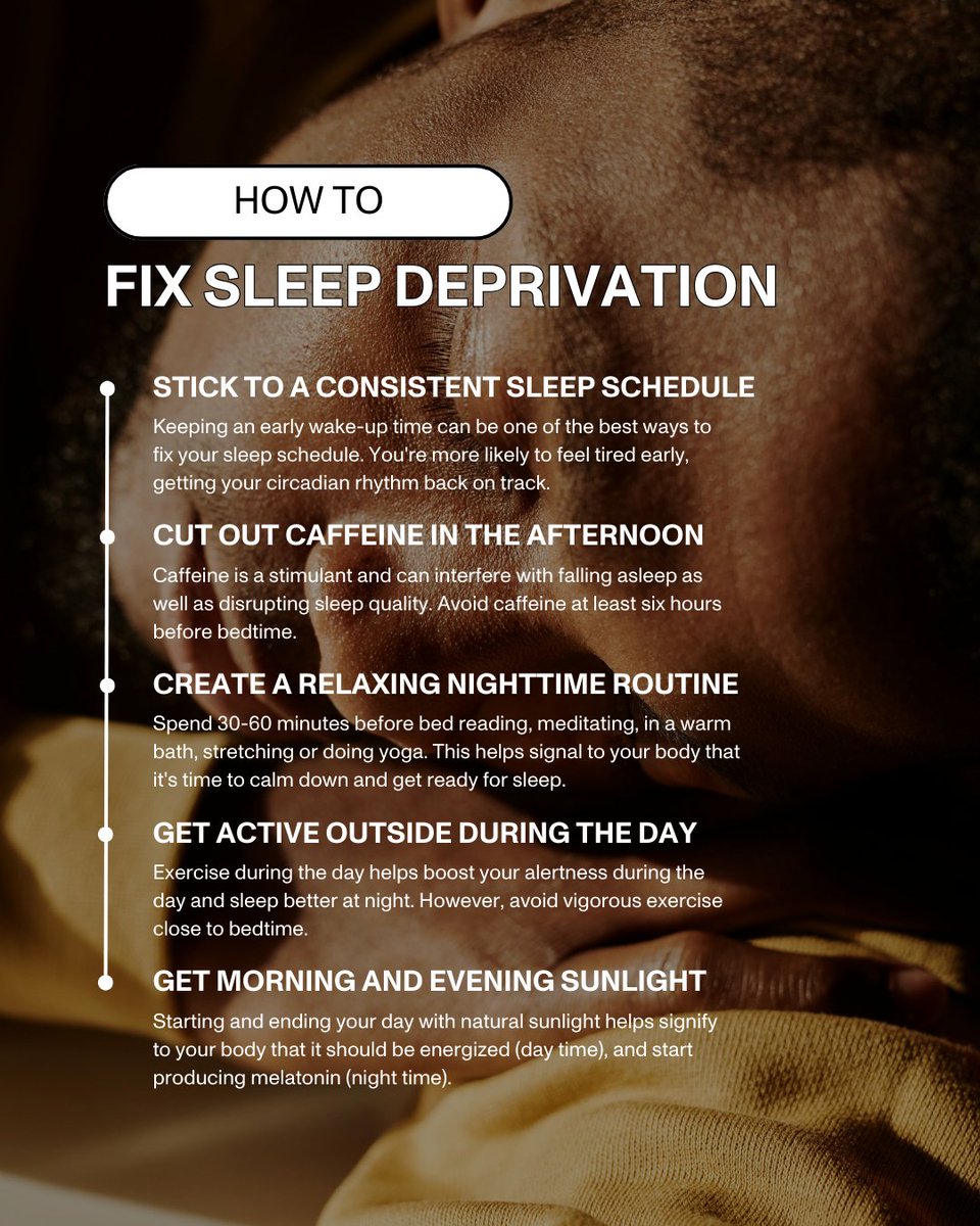 Fixing #sleepdeprivation ≠ catching up on #sleep on the weekend. It's actually much more serious. Swipe through to determine if you need to change your habits. Remember, it's all about #mindset and #focus.