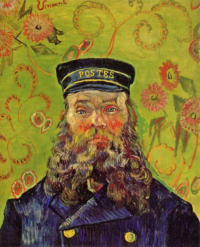 Vincent van Gogh - Portrait of the Postman Joseph Roulin. 1889.