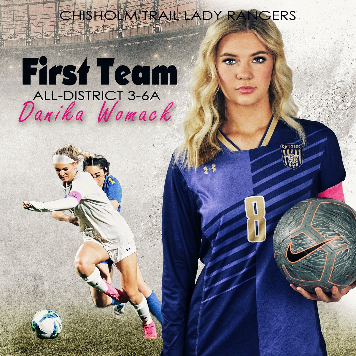 Danika Womack (@danika_soccer08) on Twitter photo Grateful to have received 1st Team All-District 3-6A and CTHS Offensive MVP again this year. 🥰
<a href="/CTwomenssoccer/">CTHS Women's Soccer</a>
<a href="/stngroyal07ecnl/">Sting Royal 07 ECNL</a>
<a href="/Bplwilliams/">Ben Williams</a> <a href="/RockyMonk8/">Rocky Monk</a> <a href="/SNUSoccerW/">SNU Women's Soccer</a> Grateful to have received 1st Team All-District 3-6A and CTHS Offensive MVP again this year. 🥰
<a href="/CTwomenssoccer/">CTHS Women's Soccer</a>
<a href="/stngroyal07ecnl/">Sting Royal 07 ECNL</a>
<a href="/Bplwilliams/">Ben Williams</a> <a href="/RockyMonk8/">Rocky Monk</a> <a href="/SNUSoccerW/">SNU Women's Soccer</a>