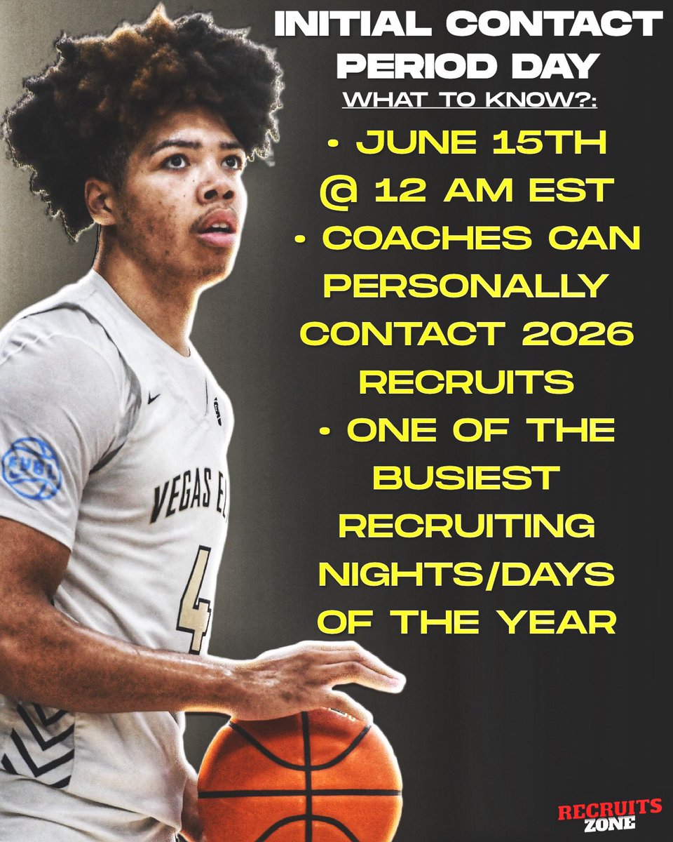 2026 prospects.. we are about a month away from my personal favorite time of the recruiting calendar‼️ Mark your calendars, June 15th at 12 AM EST, college coaches can directly reach out to you. One of the busiest days in the recruiting calendar. 🤝