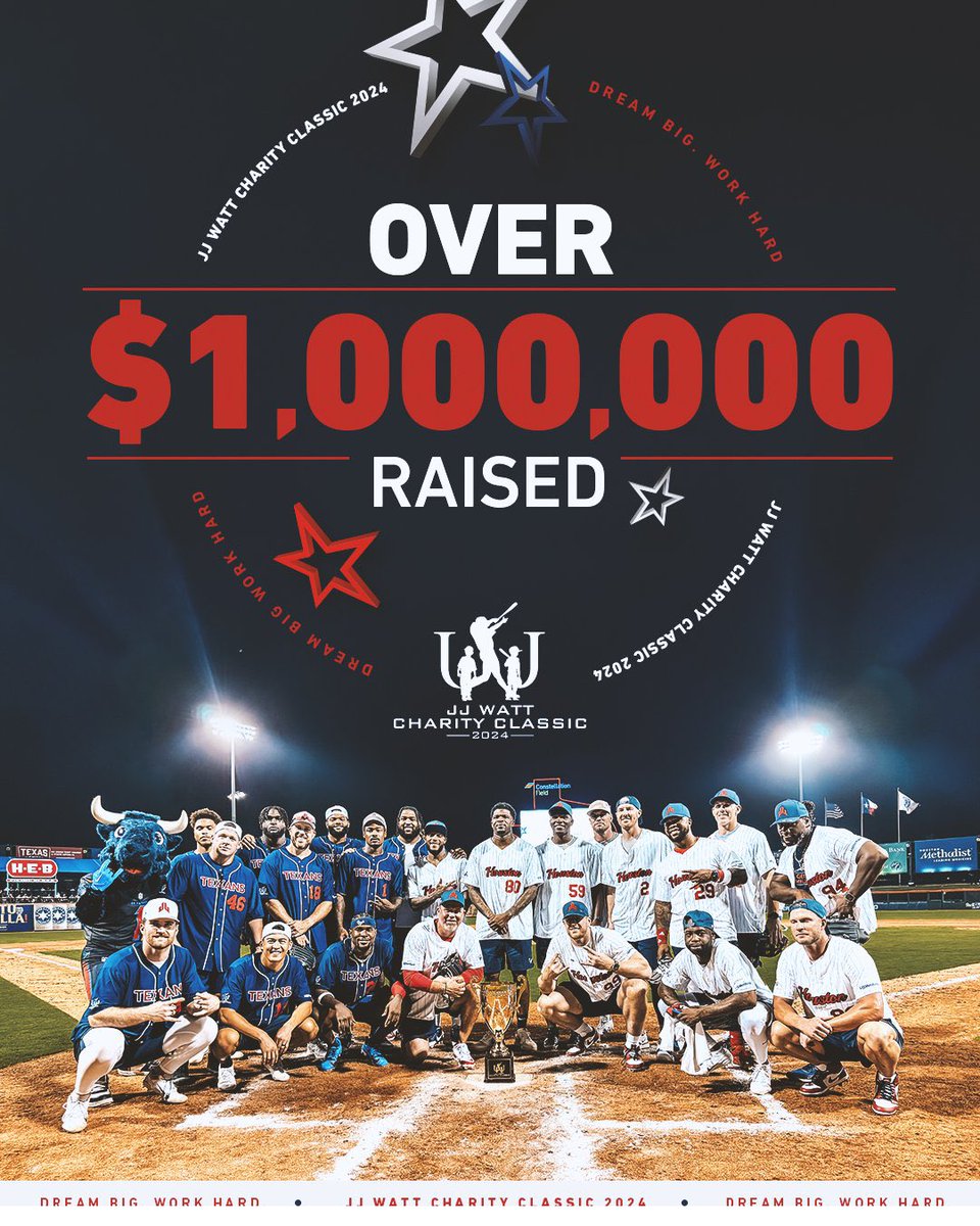 Incredibly grateful to every single volunteer, teammate, fan & everyone in between who made the Charity Classic another massive success. We’ve already given over $7 Million to middle schools in 40 States and can’t wait to help even more thanks to you! Truly truly grateful. 🙏🏼