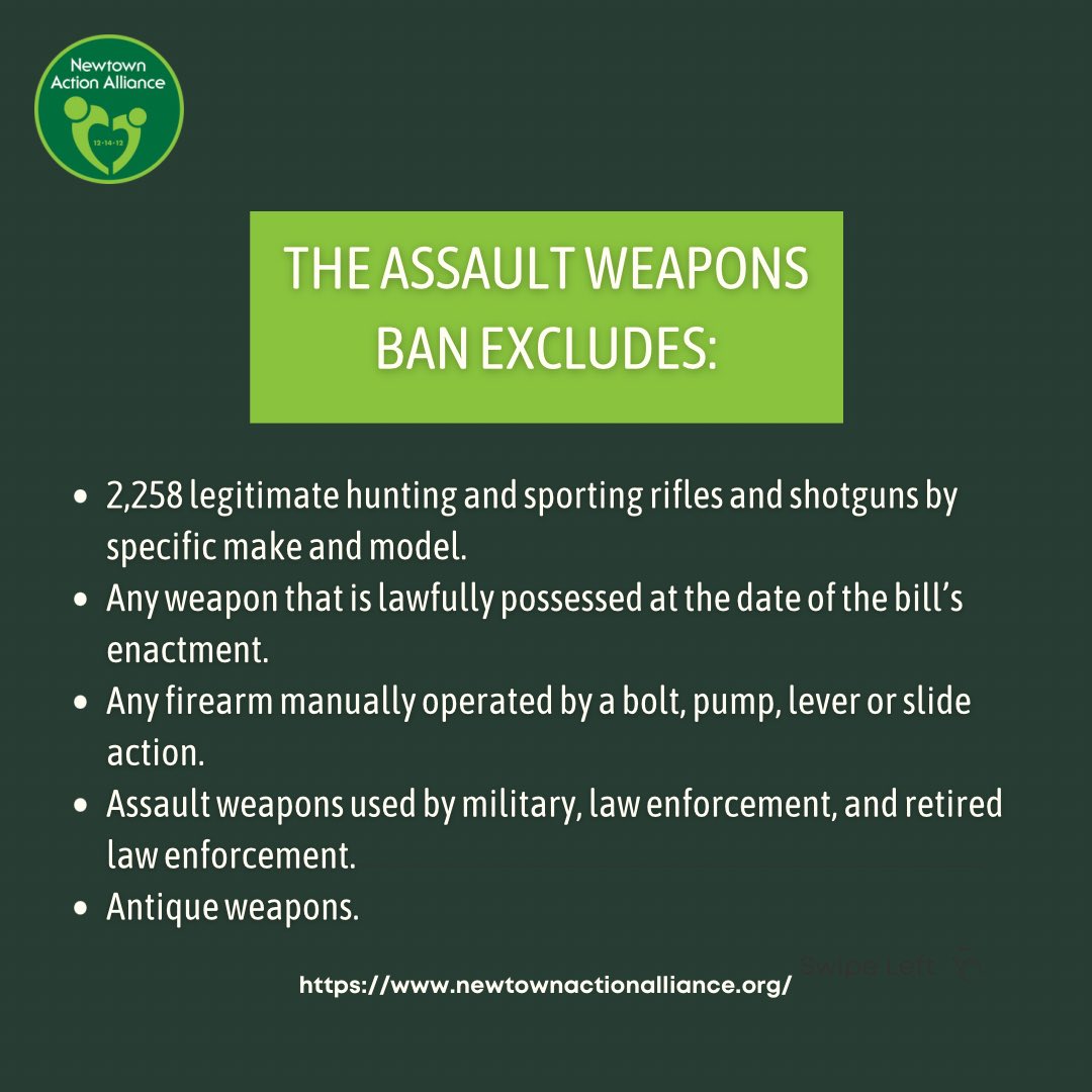 Too many Americans are being senselessly gunned down in public spaces in towns and cities across the nation. 

Call your Members of Congress at (202) 224-3121 to urge them to support the assault weapons ban NOW.

#AssaultWeaponsBan #EndGunViolence #BanAssaultWeapons