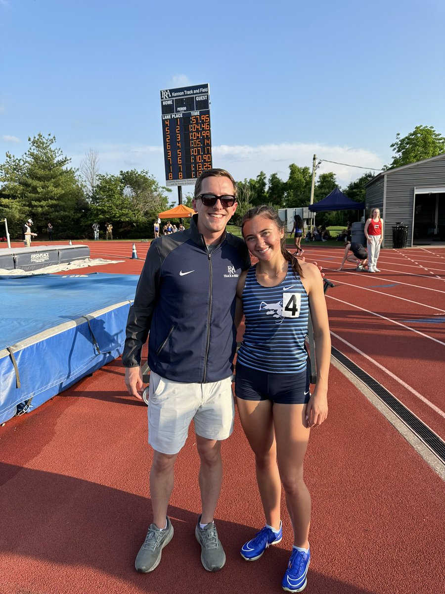 There were many 60 second races to get here. New School record holder in the 400m (57.95), McKenzie Locke !#Panthers @tnmilesplit