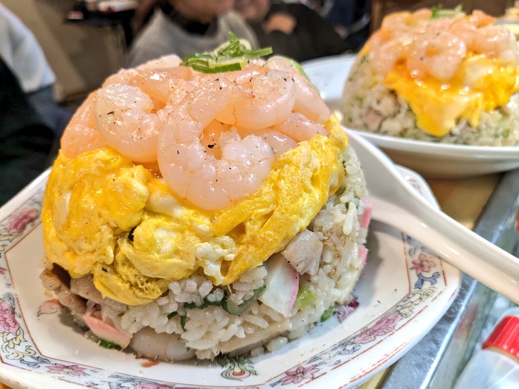 今夜は海老チャーハンでまいります😣