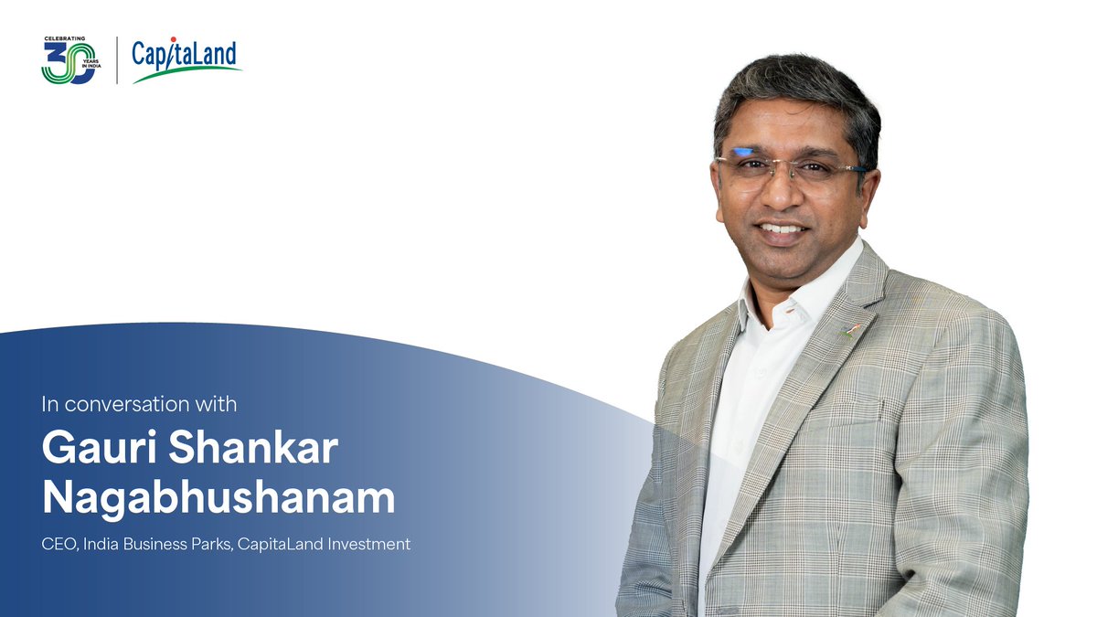 Learn more about India’s growth trajectory as @GauriShankarNag, CEO, #India Business Park for CLI delves into the trends influencing commercial #realestate, the evolving landscape of flexi workspaces & CLI’s focus on #sustainability. bit.ly/In-Conversion-…