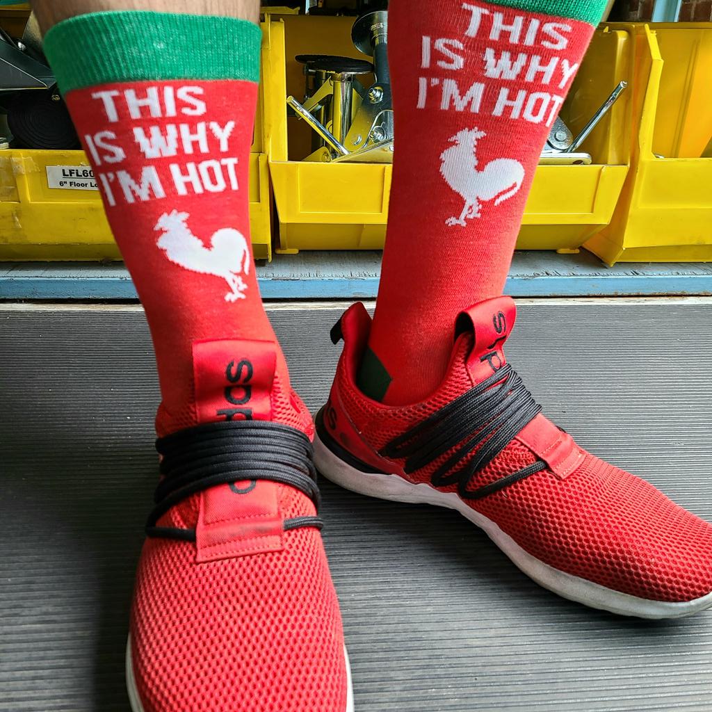 Sriracha Hot Sauce Taco Tuesday socks & adidas Lite Racer Adapt 3.0 #srirachasocks #tacotuesdaysocks #sriracha @huyfongfoods #popculture #ootd #sotd #socksofinstagram #adidas #adidasclassic @adidas #shoesofinstagram #yesadidas #threestripes #threestripelife