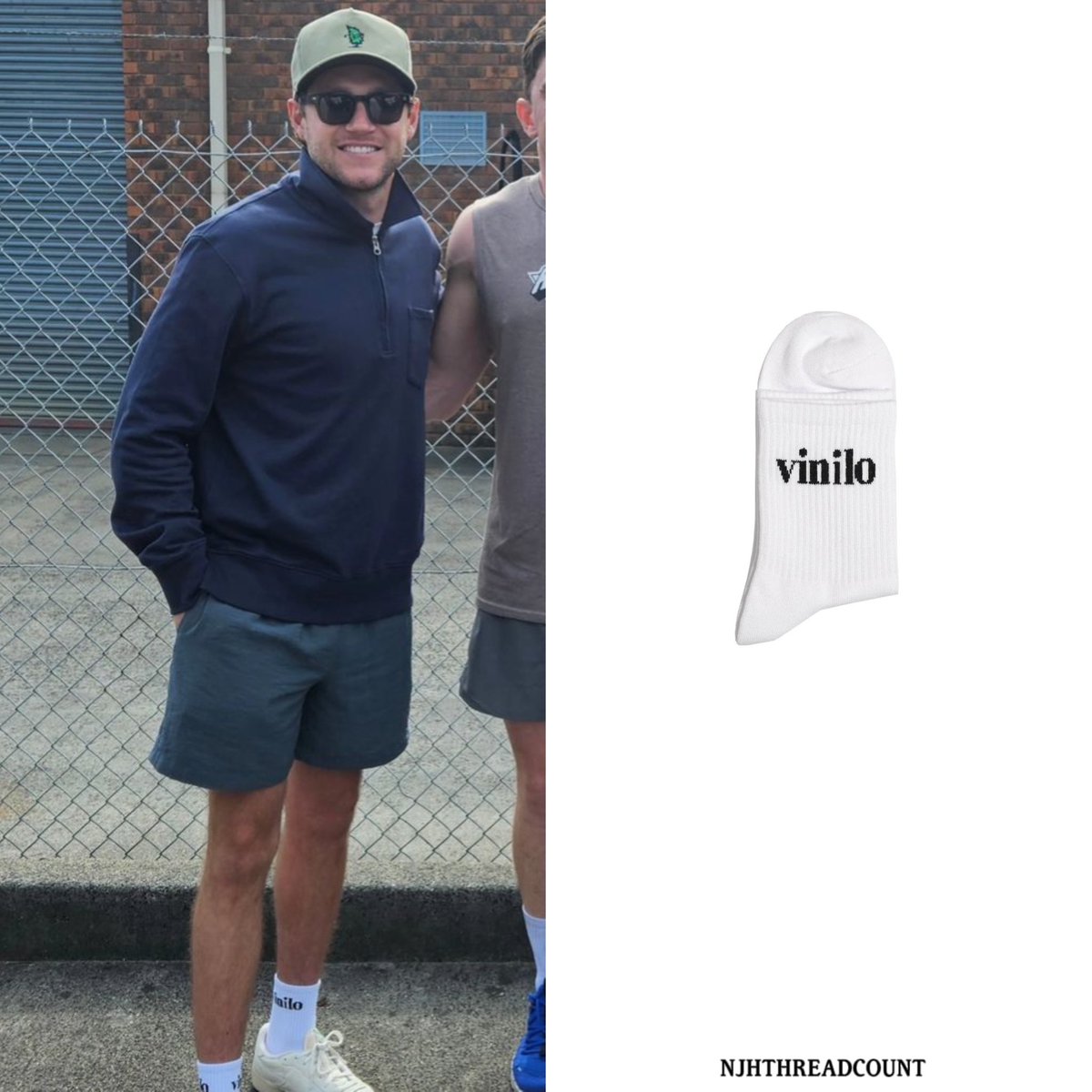 Niall Horan wearing @vinilorecstore Sport Socks ($4) vinilo.co.uk/collections/ap…