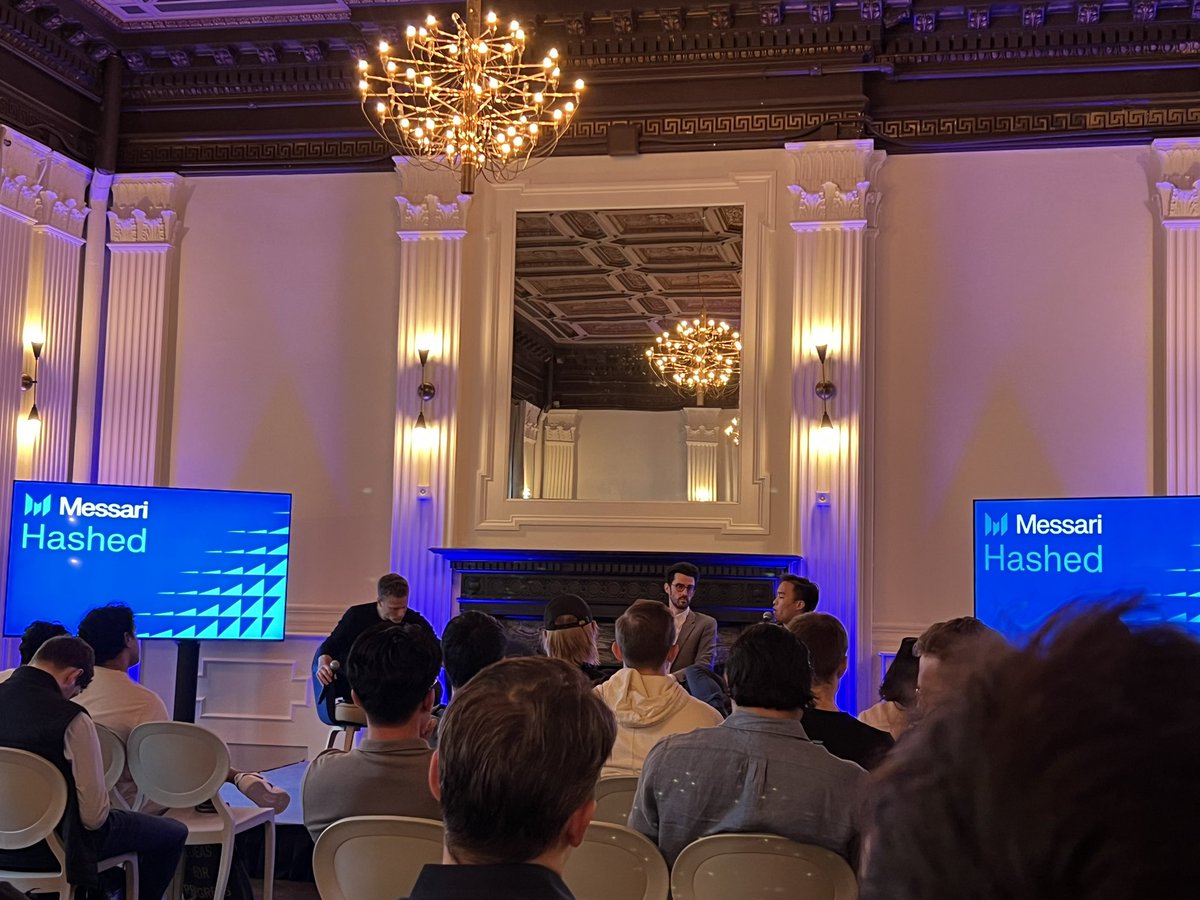 Web3Carlos's tweet image. Great times at @MessariCrypto #hashed