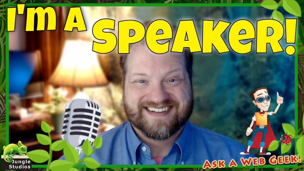 VIDEO: I'm a #Speaker & I'm Looking for #Speaking Opportunities!
WATCH: buff.ly/3OnVb13

Do you know of a #podcast or #virtualevent that caters to #businessowners / #entrepreneurs?

Please introduce us!

'CJ makes learning about tech fun!'
#smallbusiness #businesstips