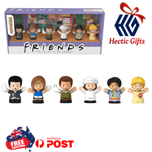 NEW Fisher Price - Little People F.R.I.E.N.D.S TV Series Collectors Set
 
ow.ly/kuql50PUmhO

#New #HecticGifts #FisherPrice #LittlePeople #Friends #TVSeries #CollectorsSeries #Toy #Figurines #Monica #Ross #Phoebe #Joey #Chandler #FreeShipping #AustraliaWide #FastShipping
