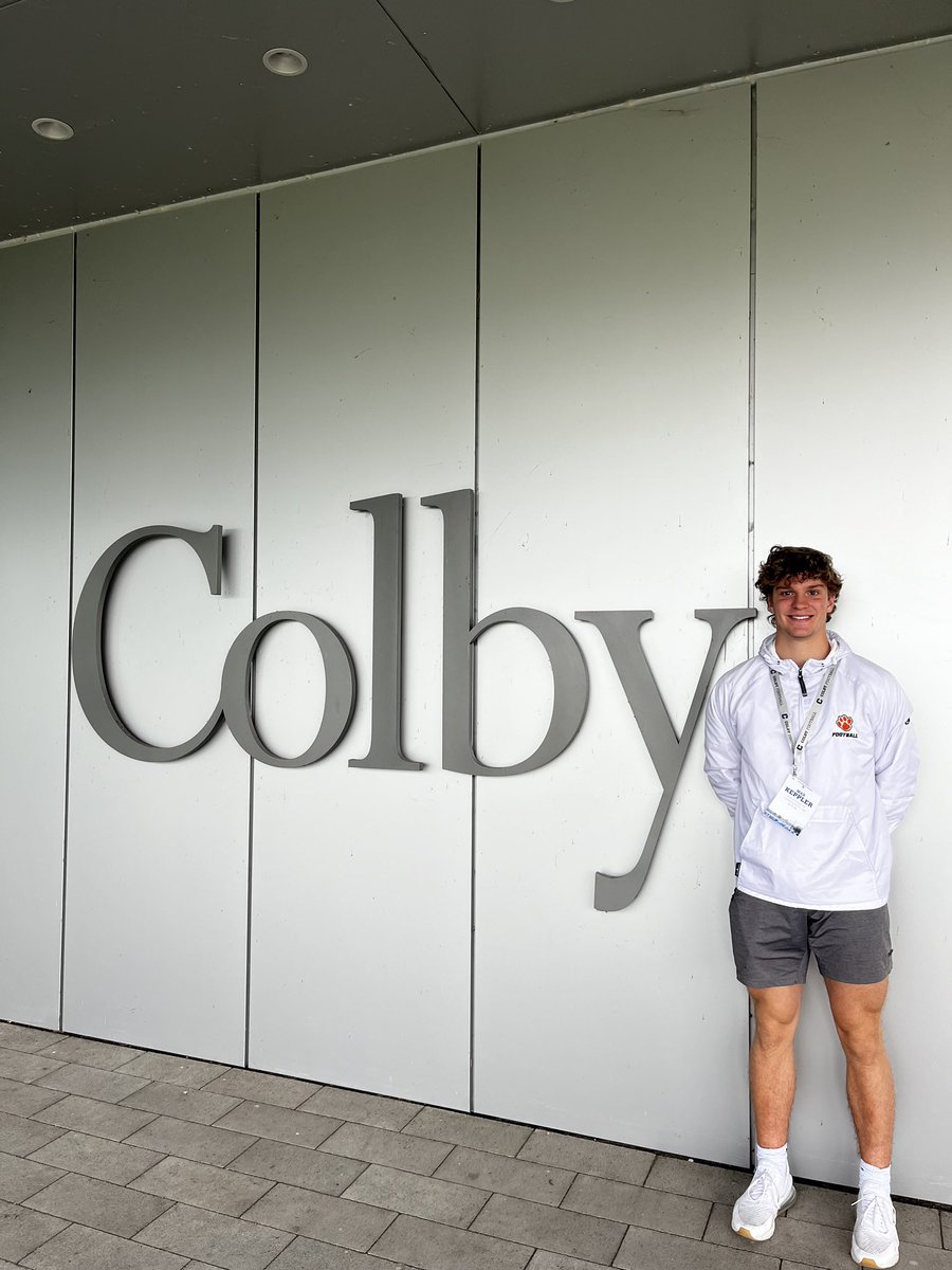 MaxKeppler15's tweet photo. Had a great experience at @Colby_Football junior day on Saturday! I enjoyed the campus, food, and facilities. Thank you to @NickSpause for the invite, and for a great day!
@RidgefieldFball https://t.co/v4BMgtvd0H