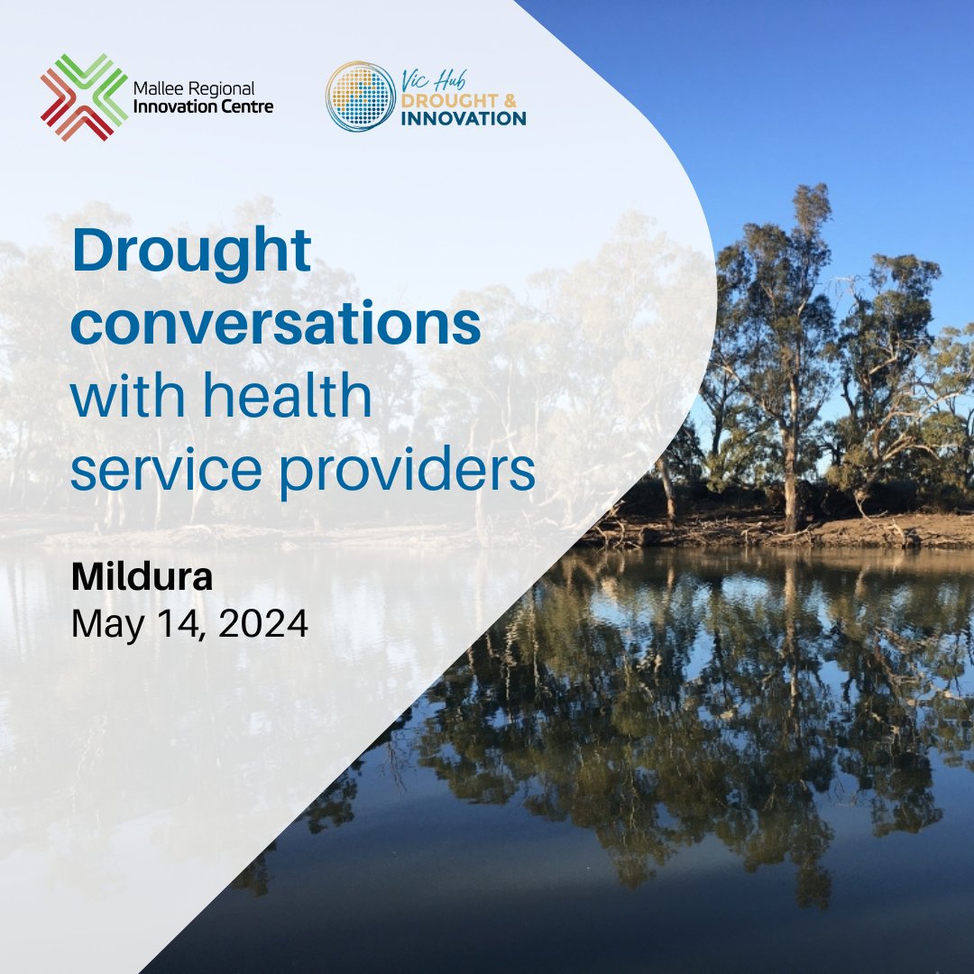 Attention health service providers! Your expertise is invaluable in safeguarding our communities’ health during #drought and recovery. Share your insights to strengthen our region's #droughtpreparedness and #droughtresilience. vicdroughthub.org.au/news-events/ev… #VicHub #FutureDroughtFund