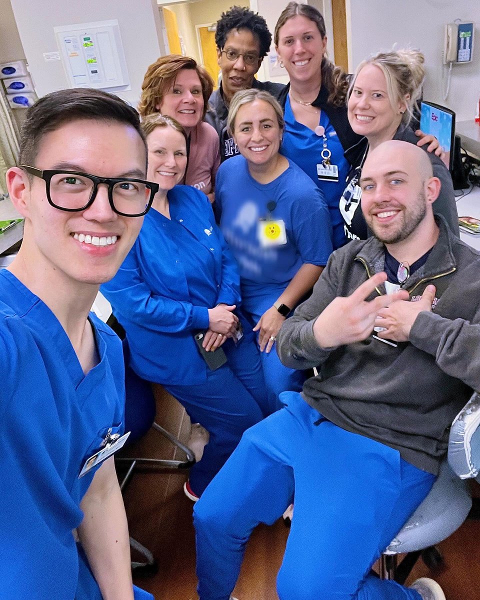 Happy National Nurses Week! 💙 Thank you for all you do! So glad I had a chance to spend time with the nurses this week in the hospital doing procedures 🫶