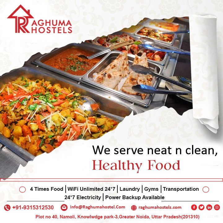 Calling all studious boys! Raghuma Hostel is the place to be for clean, healthy meals that fuel your mind and body. Join us for a nourishing dining experience that keeps you focused and energized. Study smart, eat well!

#raghumahostel #RaghumaBoysHostel #healthymeals