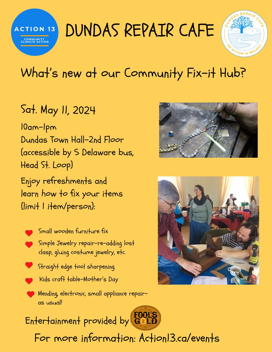 This SATURDAY May 11 in #dundasont. See you there!