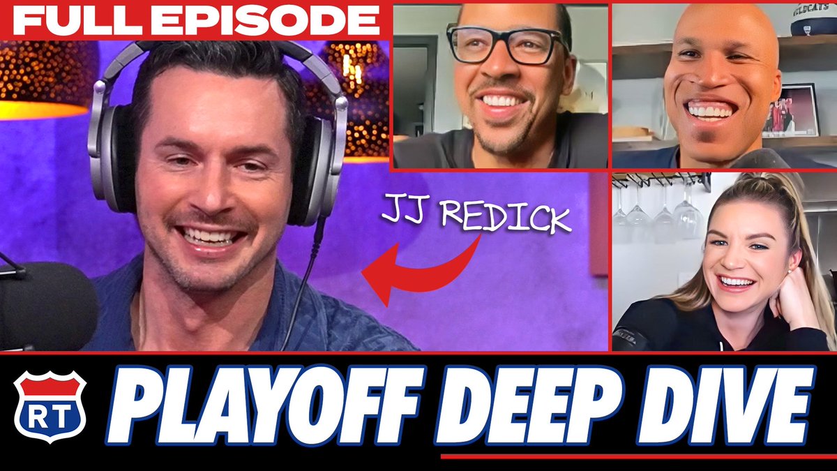 .@Rjeff24, @channingfrye, and @RealAClifton are joined by @jj_redick on this week's episode for an #NBAPlayoffs deep dive. Watch the full episode: youtu.be/XfAPPqbSJaI