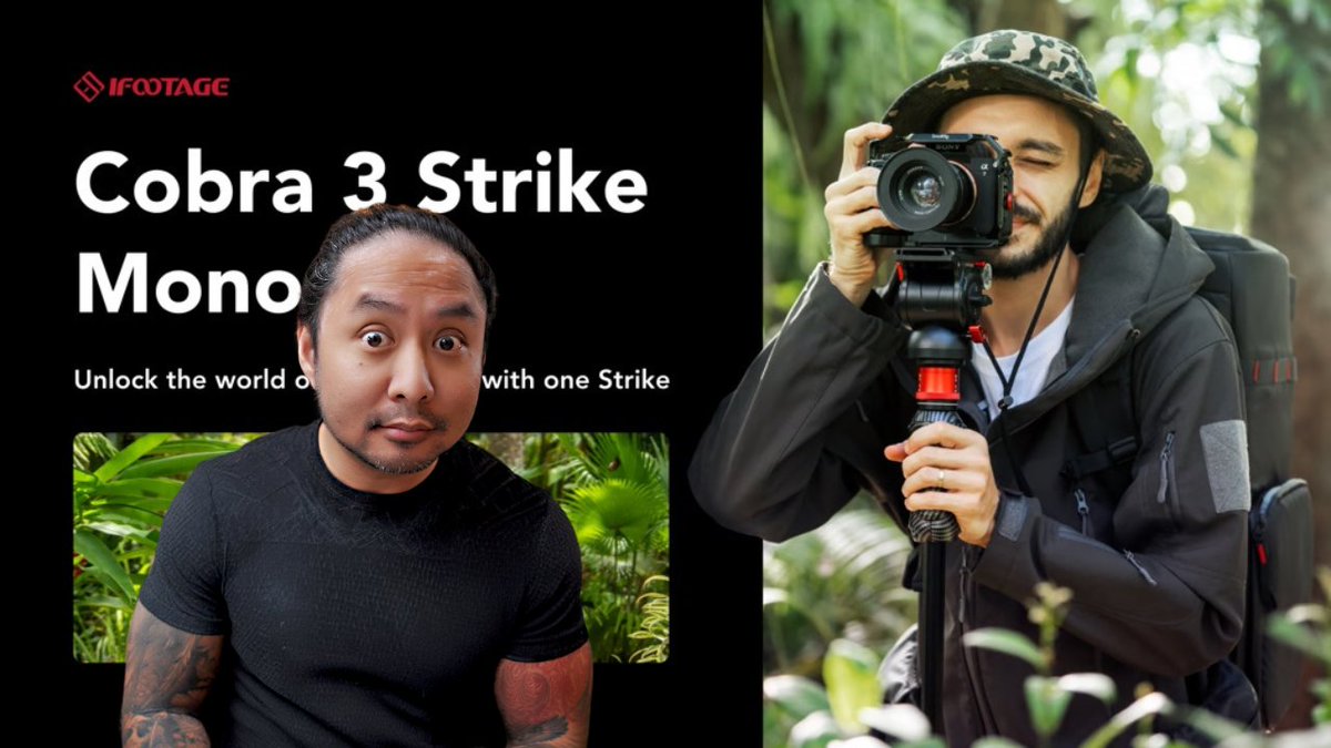 Is this the best monopod ever? Reacting to the @iFootage_HK Cobra Strike 3 @Kickstarter launch.

youtu.be/9iEeUmNV63E