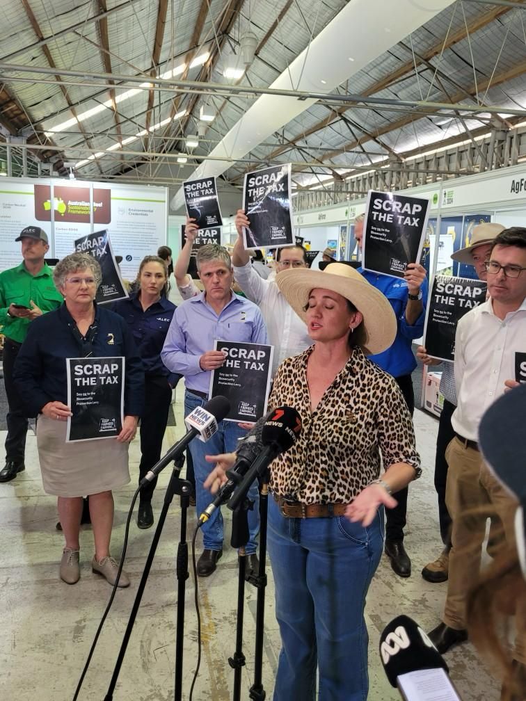 “We vehemently oppose this policy as it is rotten to its core” - President @farmer_dj Show your support for Aussie producers and tell the Senators to vote NO! #ScraptheTax and #KeepFarmersFarming. @GeorgieSomerset @stationmum101 @agforceQLD nff.org.au/media-release/…