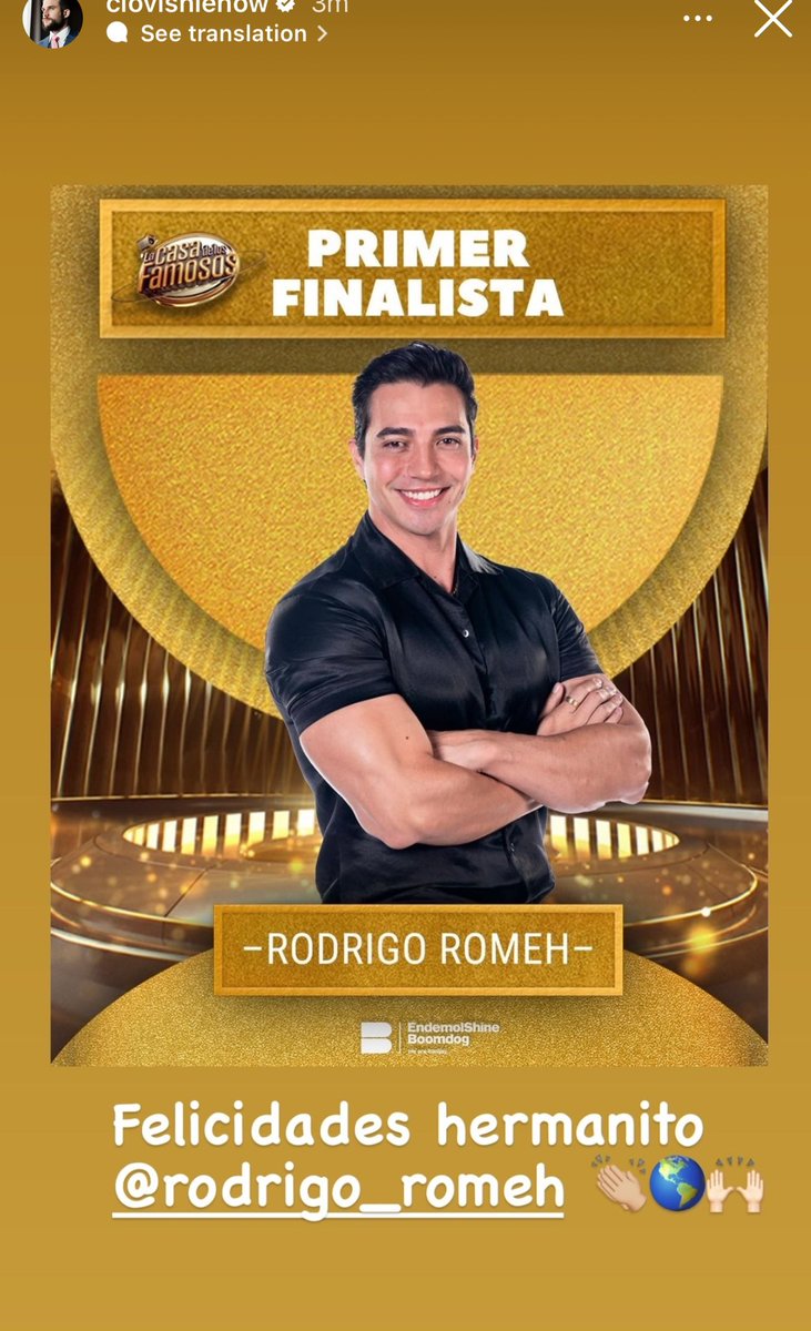 Que FELICIDAD!!! Romeh primer finalista!! 
Resistencia ahora a apoyar a MP! Ella es de las nuestras! Y nosotros somos leales hasta la final. Ayudar a #TeamMaripily y PR.  #LCDLF4 #tierraalafinal