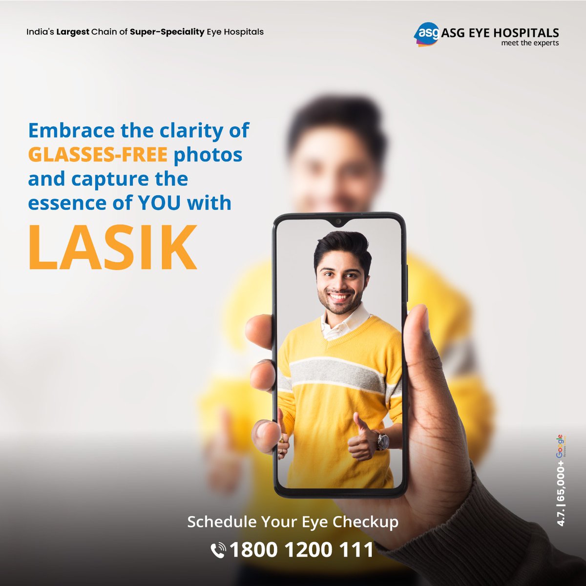 See yourself in a new light! Experience the freedom of perfect vision With LASIK. Your journey to a clearer vision starts now!

#asgeyehospitals #asgeyecare #lasiksurgery #lasik #eyecare #lasikeyesurgery #eyesurgery #eyedoctor #vision #eyehospital #optometrist #eyespecialist