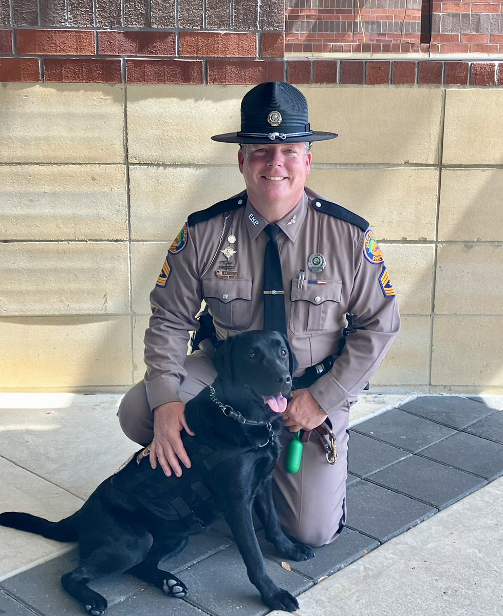 We are excited to announce our newest member of the Troop G Family, Maggie. She is a 18 mo old black lab with an amazing vibe. Thank you @k9sforwarriors and @FHPAuxiliary for bringing her into our world. Maggie’s presence relieves the stresses of a first responders daily duties.
