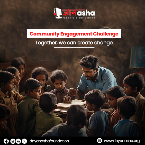 Join our community engagement challenge! Share this post and tag three friends who care about education and social impact. Let’s spread the word and make a difference together! #CommunityEngagement #DnyanashaFoundation #NGO