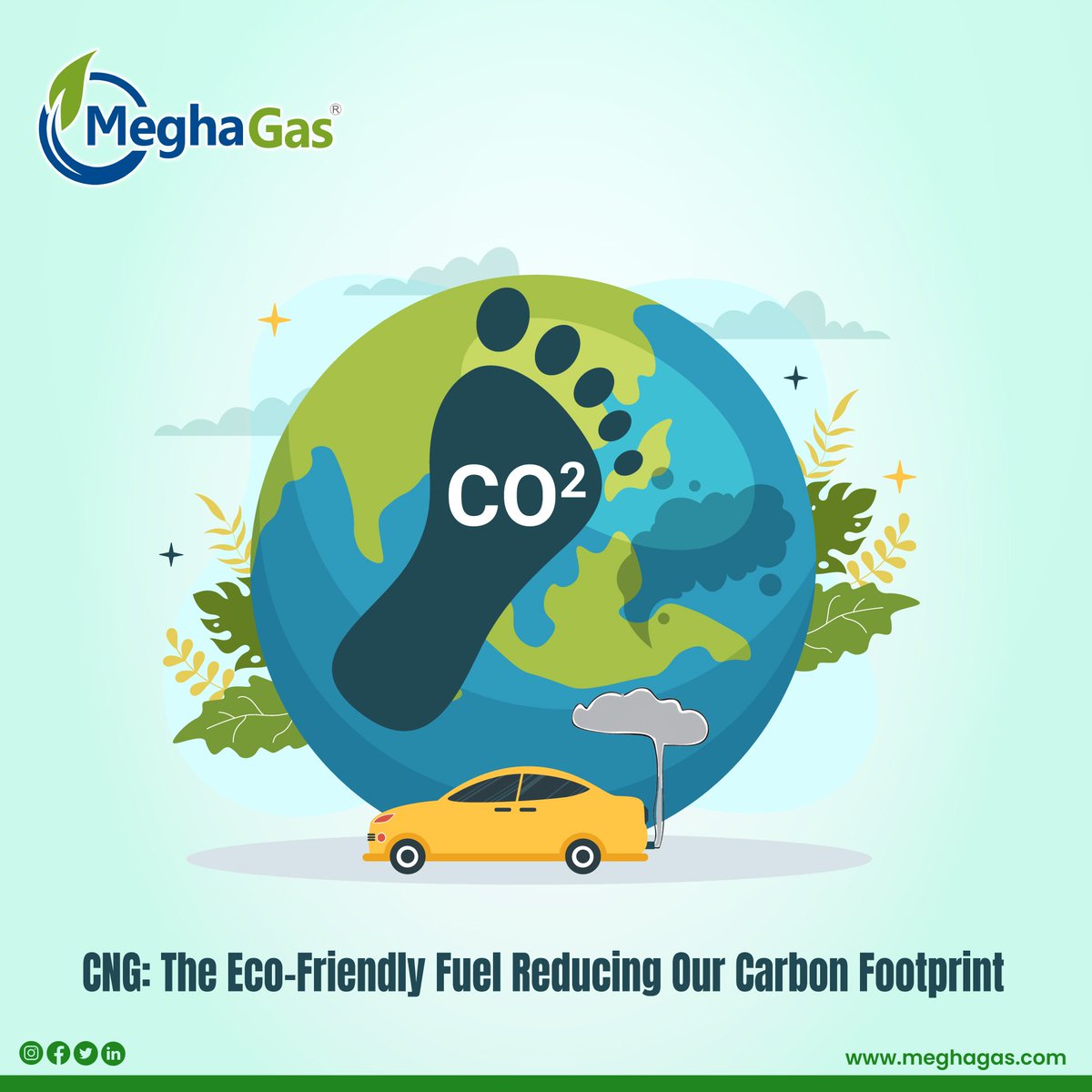 #CNG isn't just fuel-it's a step toward a cleaner future! CNG It is a clean-burning fuel that emits 20% fewer #greenhouse gas emissions & 95% fewer tailpipe emissions. Opting for #CleanFuels means choosing to care for our environment & paving the way for a #sustainable future.