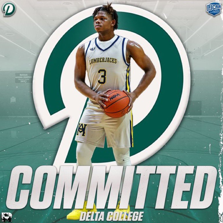 I wanna say thank you to all the coaches and colleges trusting me and recruiting me in this long journey/ process and with that being said I will be playin under @CoachRamon2 and at delta college go pioneers🤍💚 @recruitszone @TheRecruitz @HankampScott @DeltaMBB