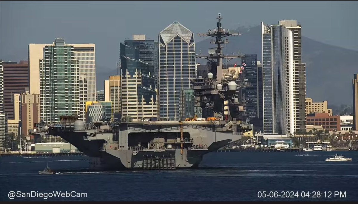 #USSCarlVinson today into #SanDiego