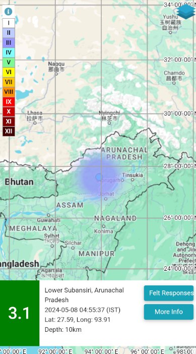 #ArunachalPradesh: आज सुबह 4:55 बजे लोअर सुबनसिरी, अरुणाचल प्रदेश में रिक्टर स्केल पर 3.1 तीव्रता का भूकंप आया: राष्ट्रीय भूकंप विज्ञान केंद्र

#Earthquake
#EarthquakePH
