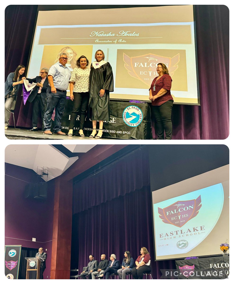 Celebrating the @Eastlake_HS Falcon Early College High School students at the Spring 2024 Stoling Ceremony #TeamSISD @AGomez_EHS @LGoldmann_AA