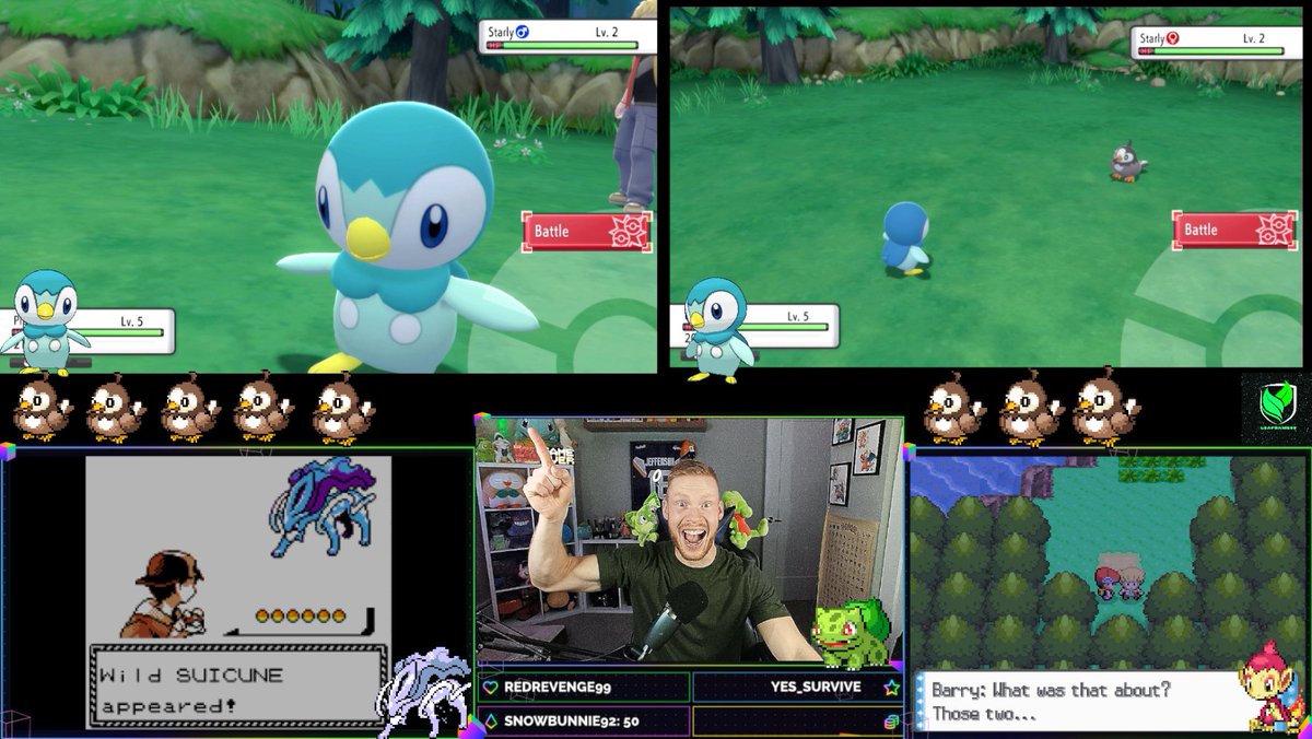 After almost 2 years of hunting, over 16,000 resets, A total of 8 uncatchable shiny Starly, I FINALLY FOUND MY LAST SINNOH STARTER!! SHINY PIPLUP!!! 🤩✨