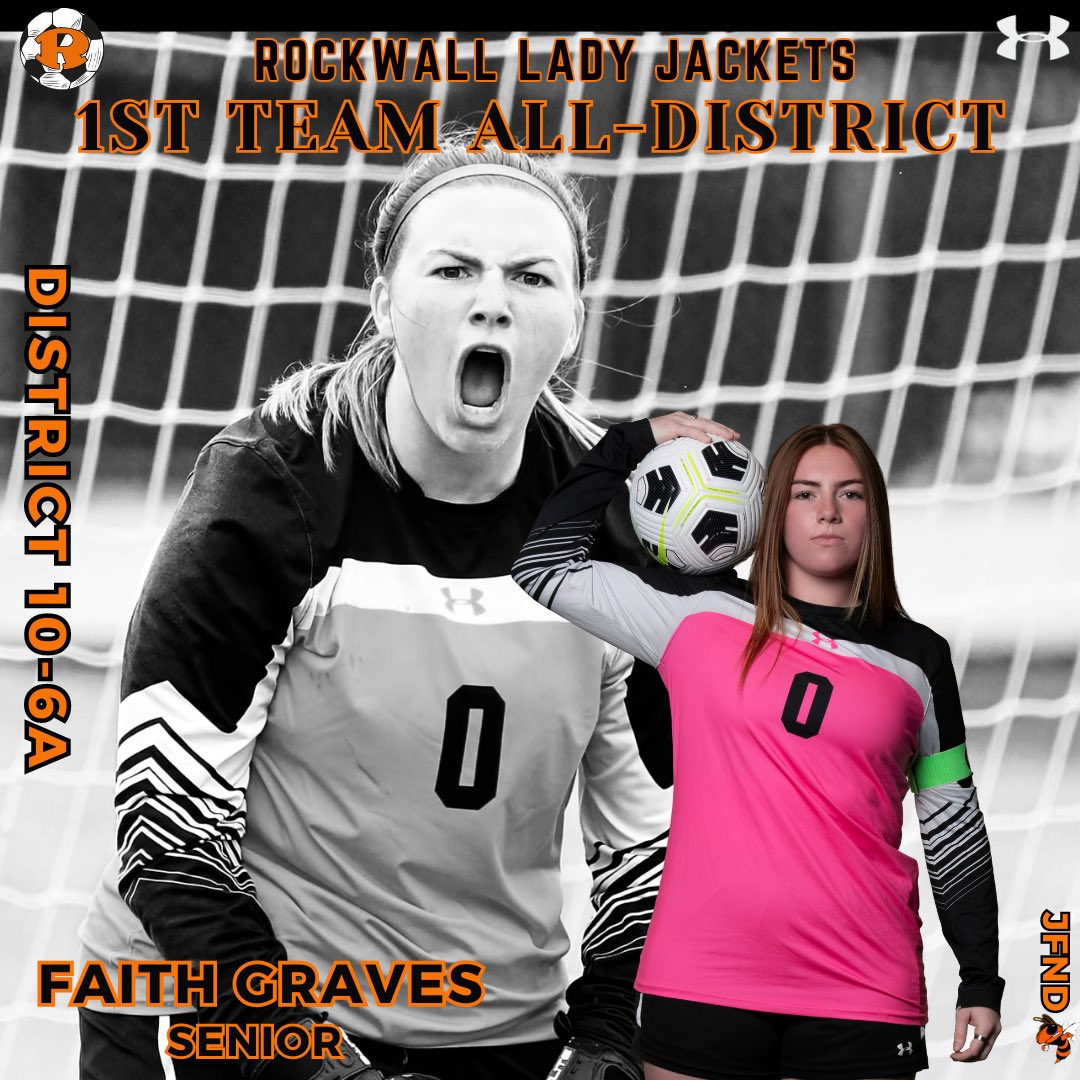 Congrats to our senior keeper <a href="/faithgravess0/">Faith Graves</a> for her accomplishments this year!!! 

@LethalSoccer <a href="/ROCOgameday/">Rockwall County Gameday</a> <a href="/RISDAthletics/">Rockwall ISD Sports Marketing</a> <a href="/PrepSoccer/">Prep Soccer ⚽️</a> <a href="/KristovMtz17/">Kristov Martinez ⚽️</a> <a href="/CoachBrittRose/">Brittany Joy Rose</a> <a href="/DevinHasson/">Devin Hasson</a> <a href="/SportsDayHS/">SportsDayHS</a> <a href="/ihss_dfw/">DFW Inside High School Sports</a> <a href="/DFW_Girls_HS_VS/">DFW Girls HS Varsity Soccer</a> <a href="/50_50Pod/">The 50/50 Podcast ⚽️🎙</a>